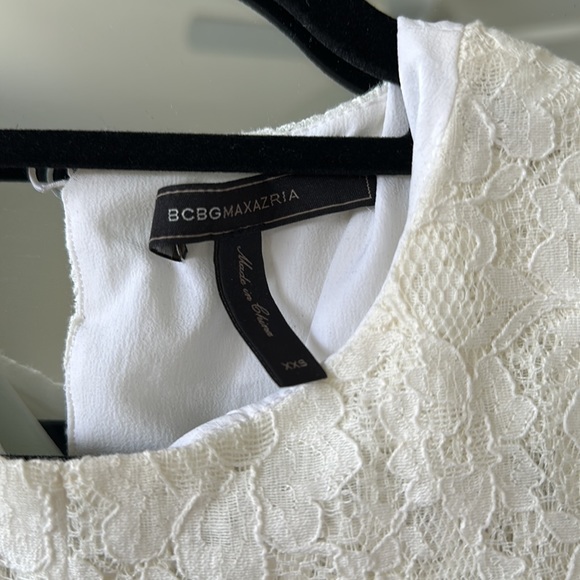 BCBG white lace shift dress - Picture 4 of 6